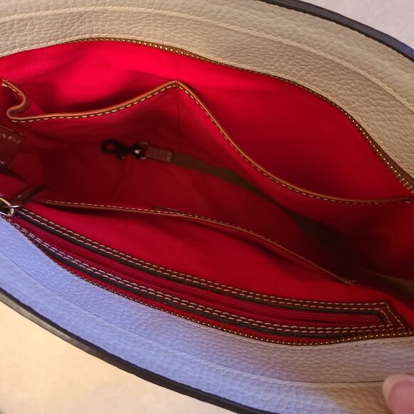 Dooney & Bourke Lexington Pebble Grain Bone Shoulder Handbag - Picture 10 of 16